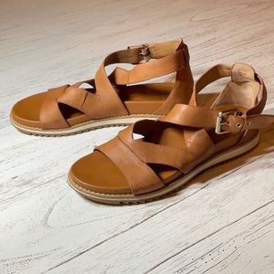 Sandals. Leather